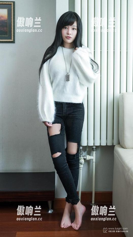 TuiGirl推女郎 - 原图里，安沛蕾的长腿触动了我的审美神经！