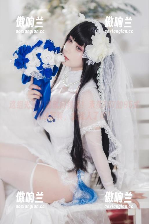 末夜787 这组光是下载就得排队!末夜787的95式婚纱写真,太迷人了吧!